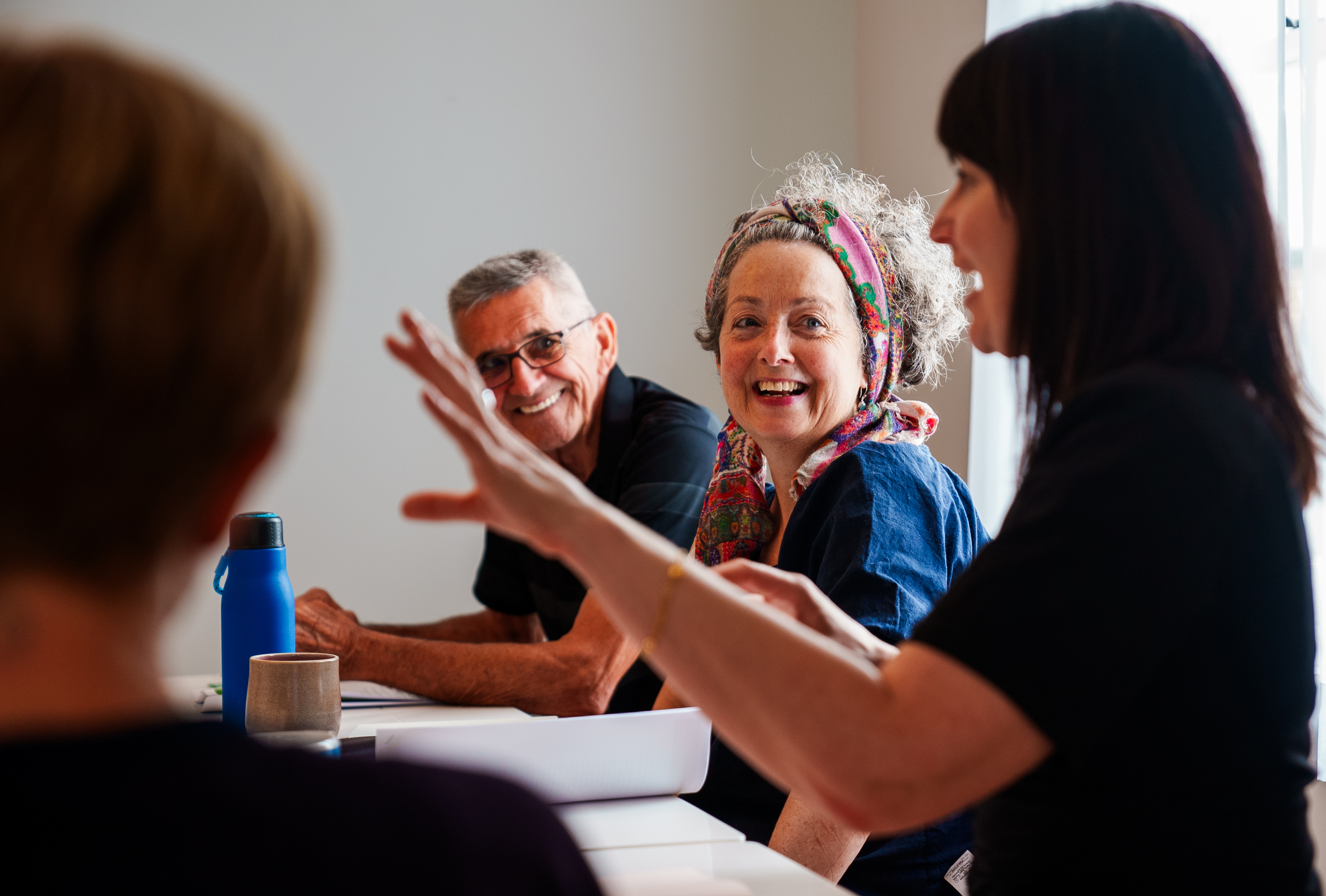 Aaron Montague facilitating a workshop